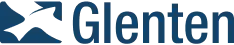 Glenten logo blå