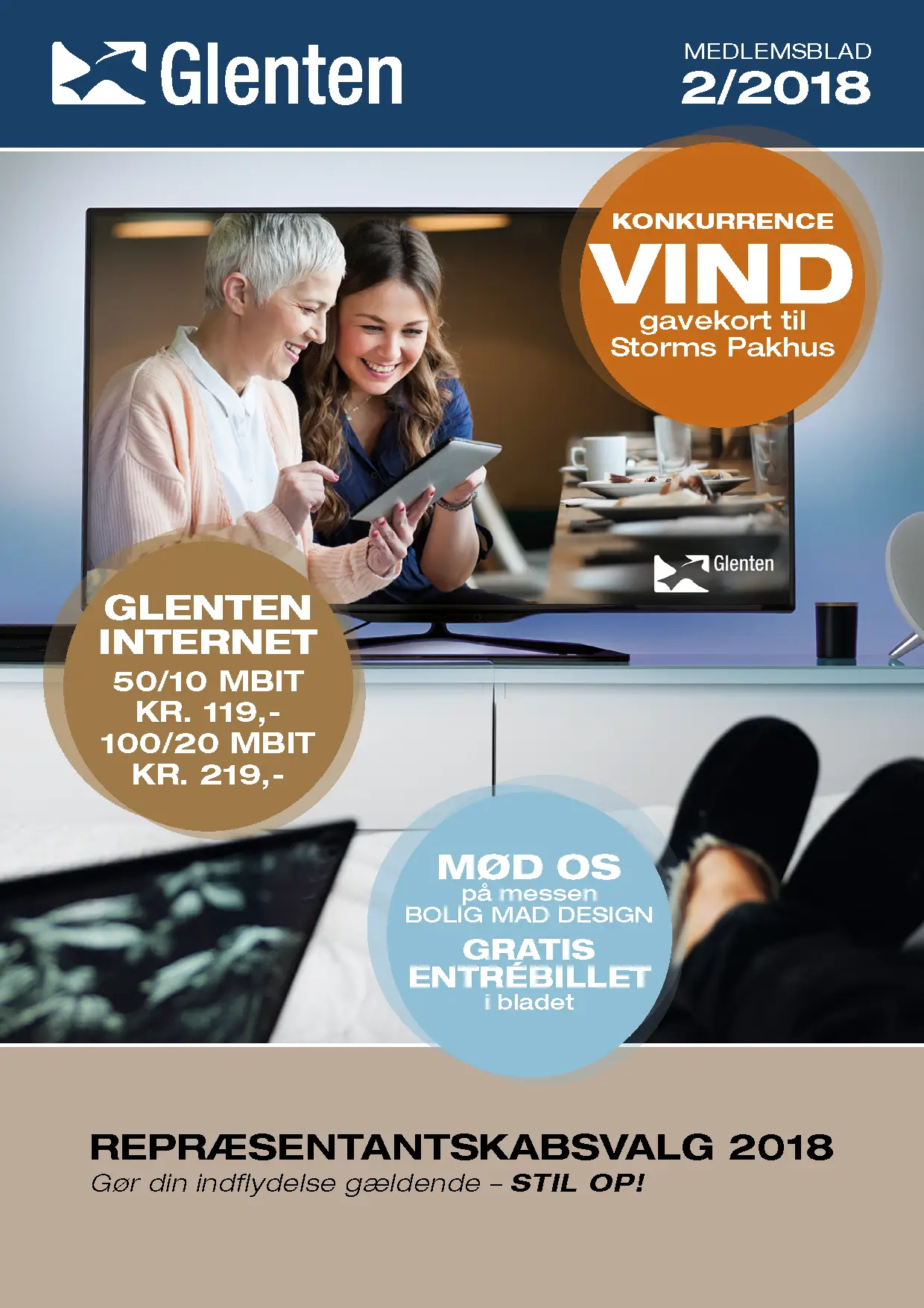 Glenten medlemsblad forside