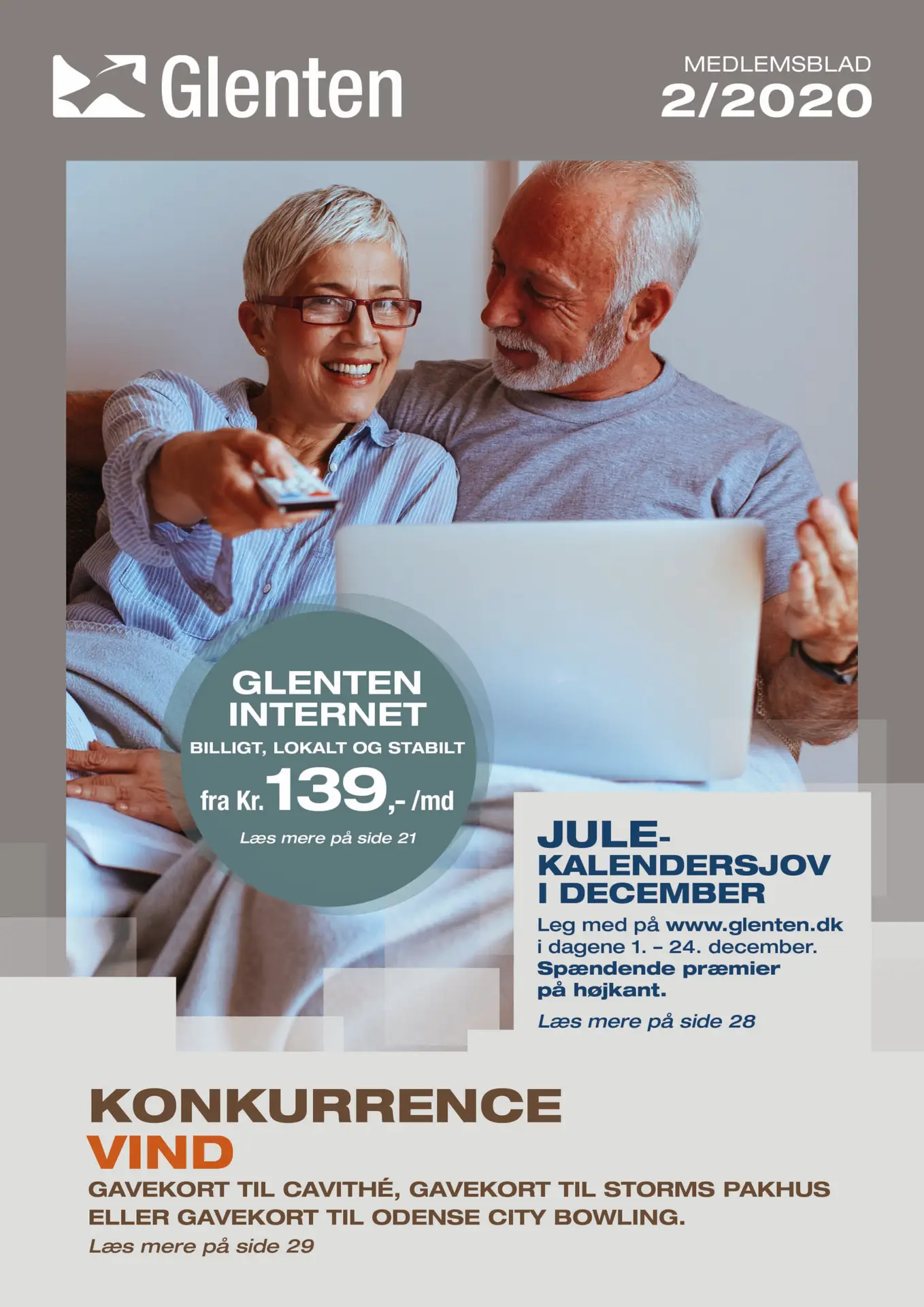 Glenten medlemsblad forside