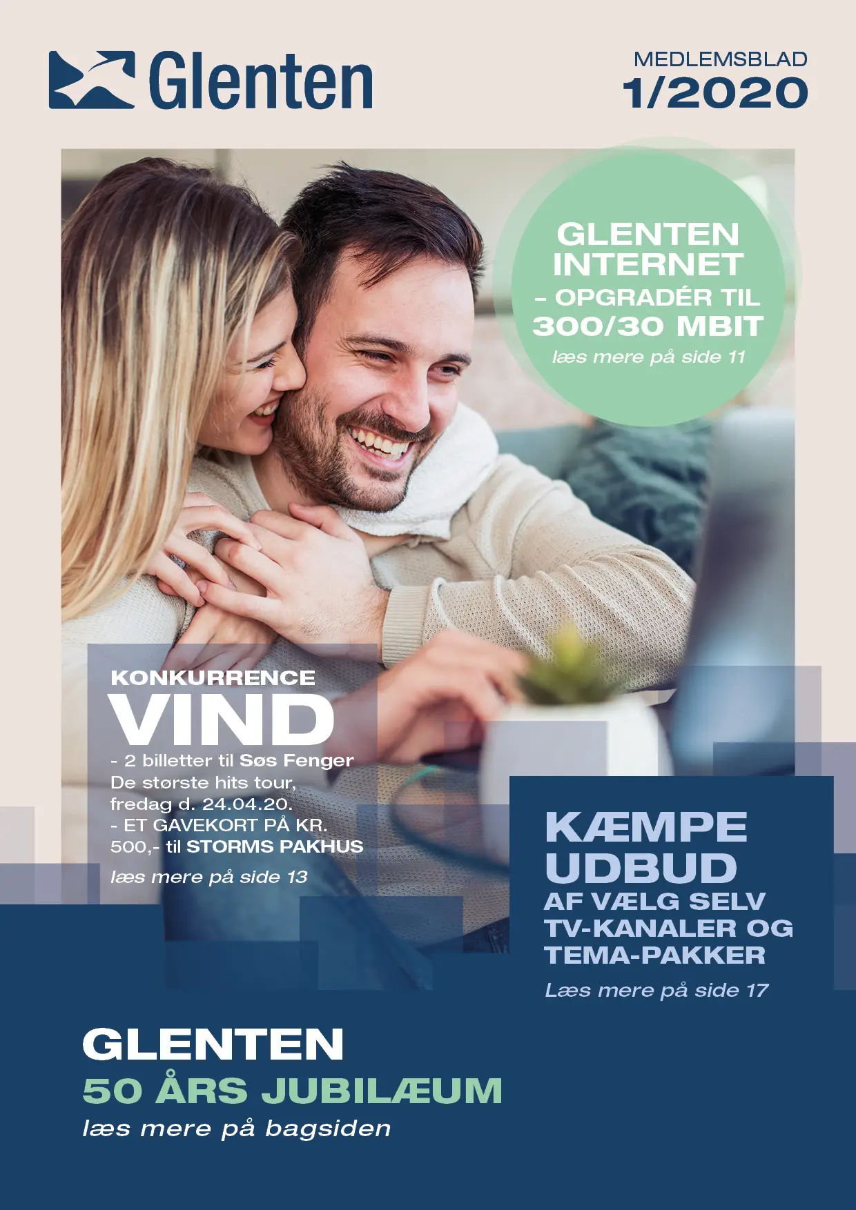 Glenten medlemsblad forside 2020