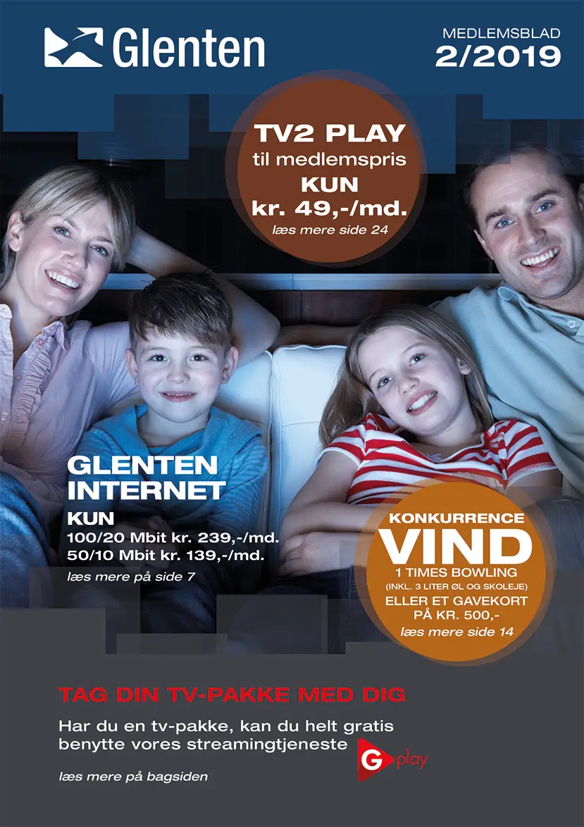 Glenten medlemsblad forside