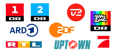 Oversigt over tv-kanaler inkluderet i Glentens tv-pakker