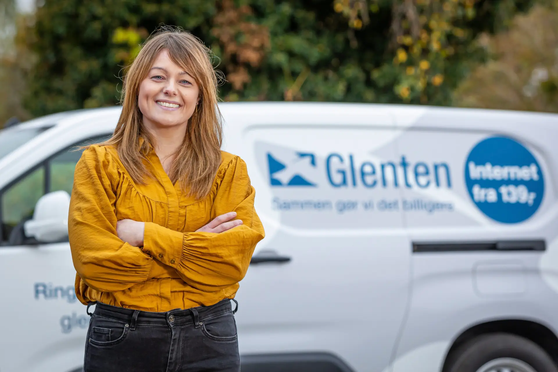 Glenten servicebil - din lokale internetleverandør i Odense